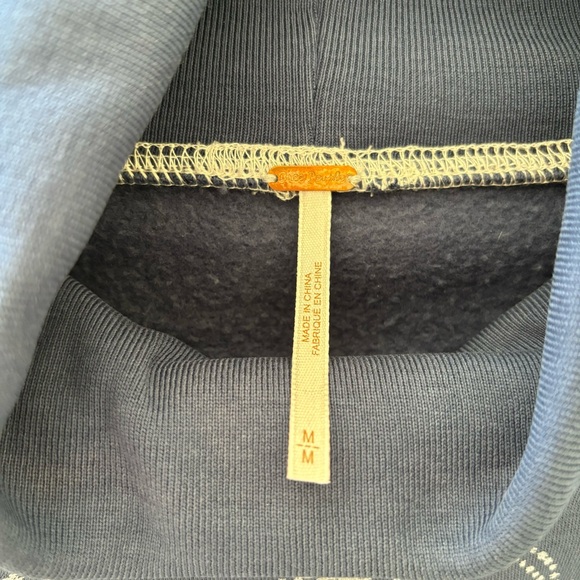 FREE PEOPLE Ruby Printed Pullover in Blue SIZE MEDIUM - Picture 7 of 8